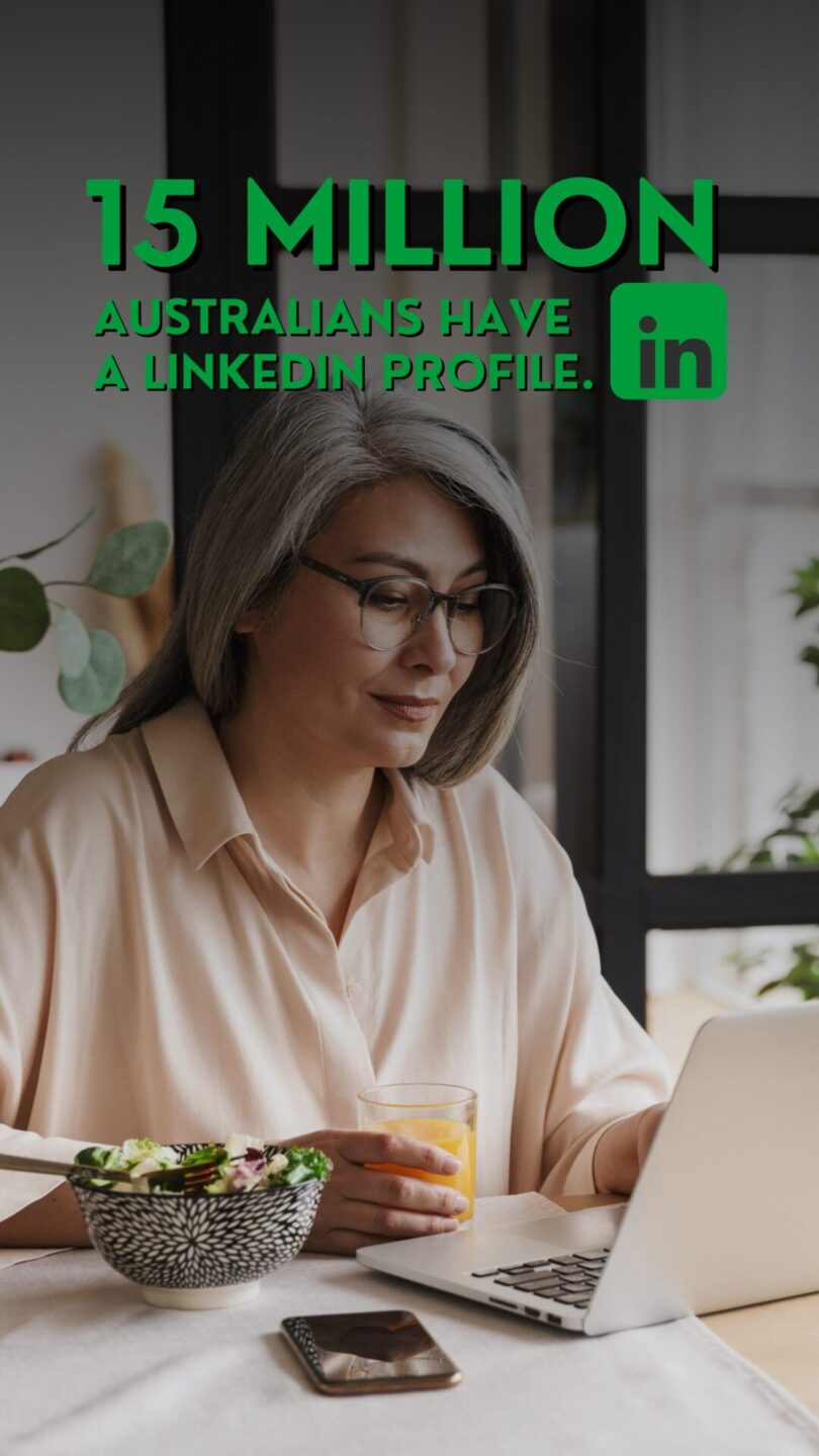 15 million Australians use Linkedin
