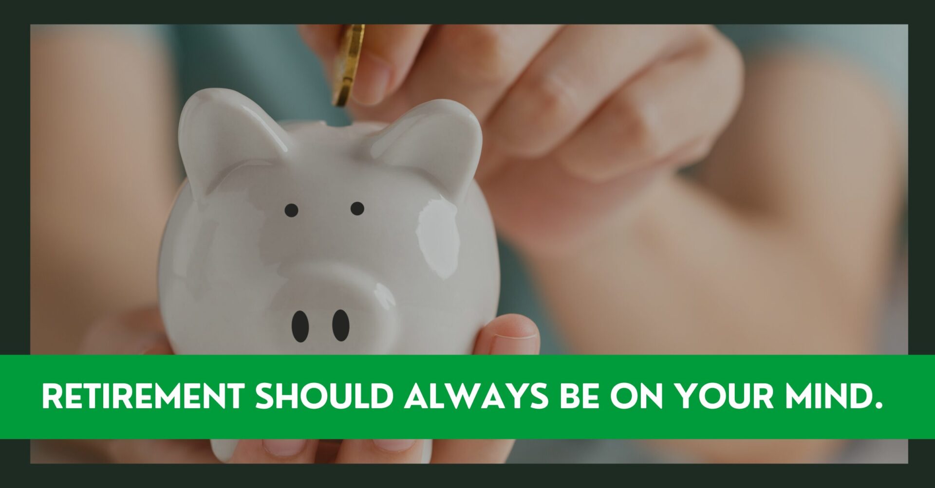 A person putting money into a piggy bank